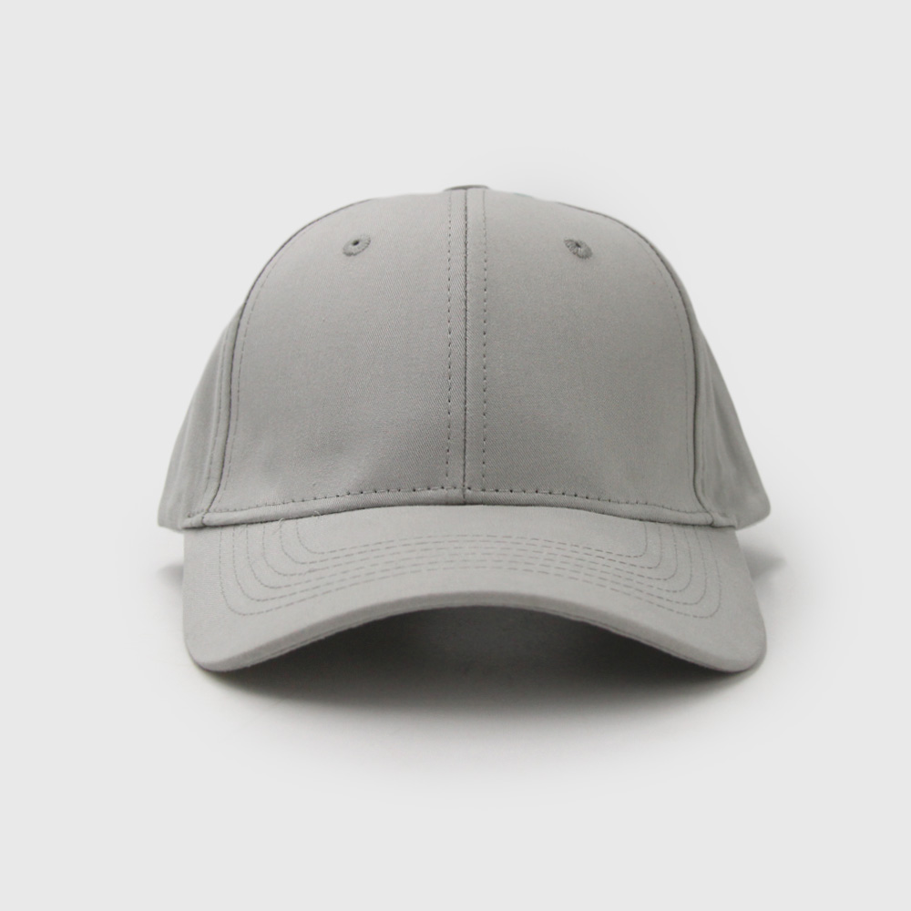 Hc Gorra Visera Curva Paneles Algodon Gris Kaspi