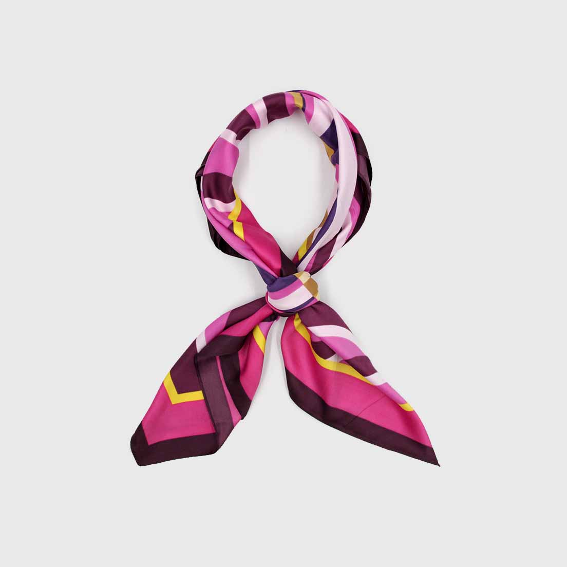 Foulard In Pura Seta 90x90 Cm - Bianco - Varios - Accessorio Moda Donna