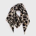 Echarpe de punta estampado animal print