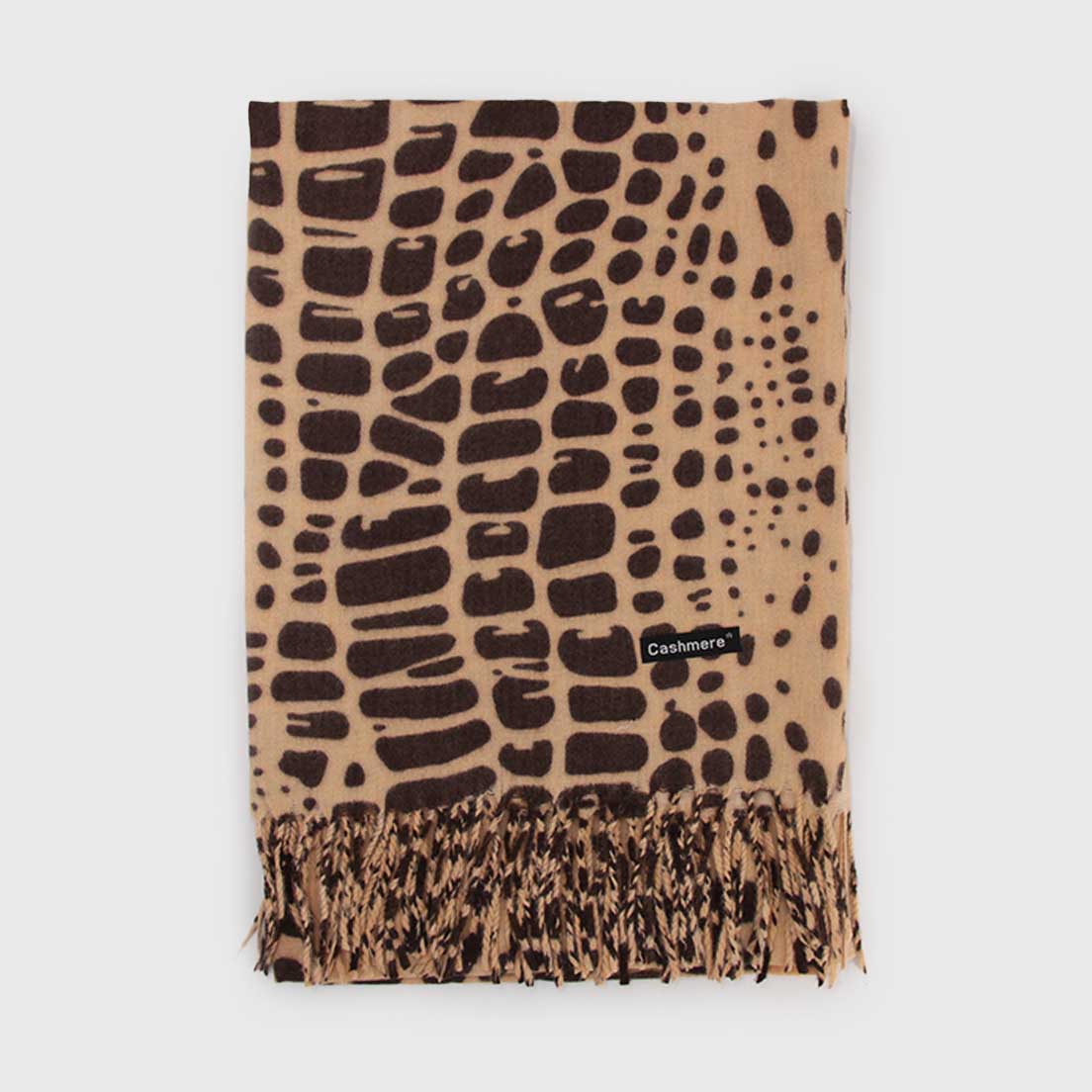 Cashmere estampado cebra 052