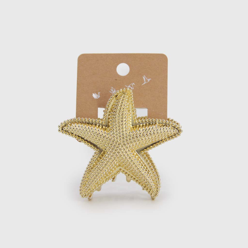 Hair Clip Estrella de Mar Metálico